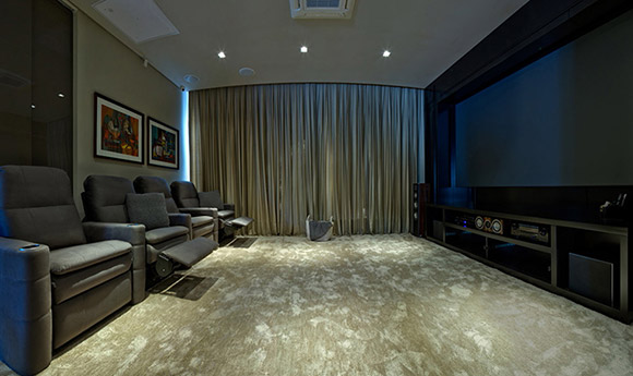 Linha Home Vista panorâmica de várias cadeiras